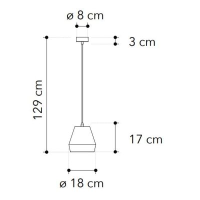SOSPENSIONE IN CEMENTO GRIGIO D18 CM FORMA ARROTONDATA LAMPADINA ATTACCO E27 DESIGN MODERNO