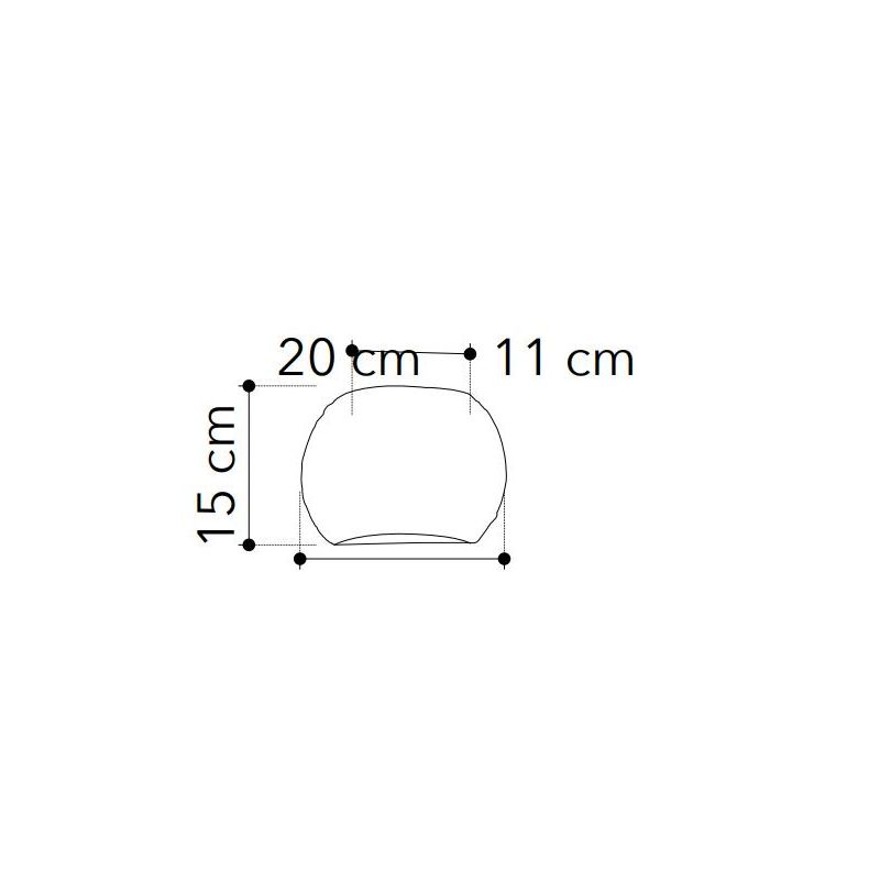 APPLIQUE IN METALLO CROMO CON DIFFUSORE IN OTTAGONI DI CRISTALLO LAMPADINE ATTACCO G9 MODERNA