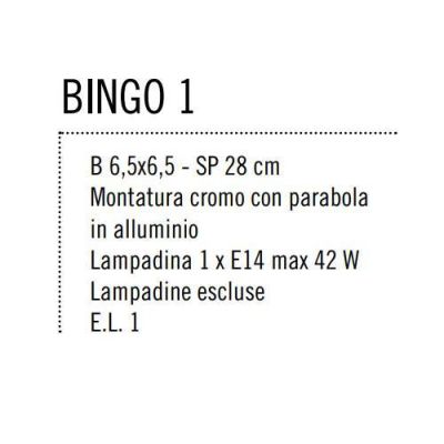 BINGO FARETTO CON BRACCIO FLESSIBILE Illuminando - Cristalensi Shop Online