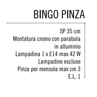 BINGO PINZA CON BRACCIO FLESSIBILE Illuminando - Cristalensi Shop Online