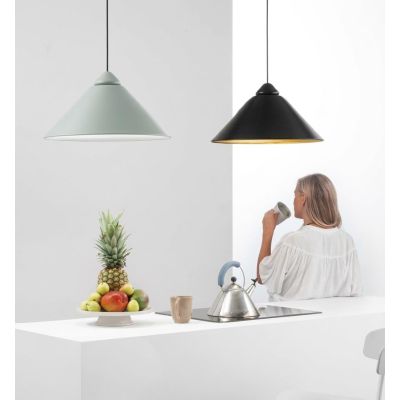 BIGBANG LAMPADARIO A SOSPENSIONE IN METALLO DI 6 COLORI D49 CM MODERNO LAMPADINA ATTACCO E27