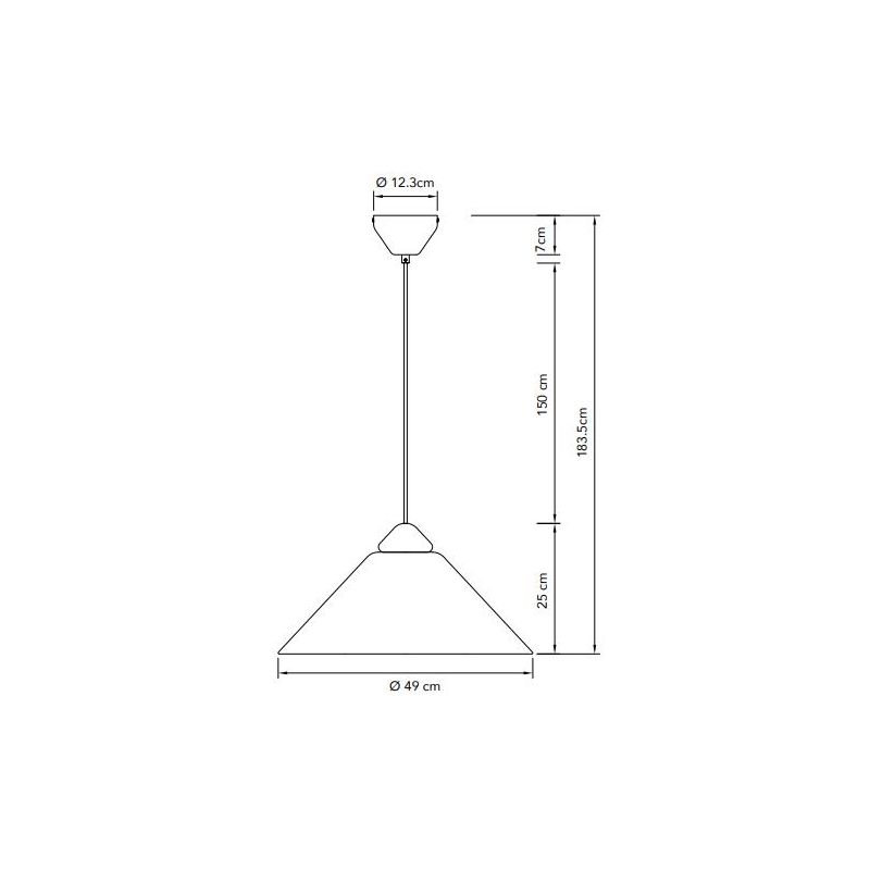 BIGBANG LAMPADARIO A SOSPENSIONE IN METALLO DI 6 COLORI D49 CM MODERNO LAMPADINA ATTACCO E27