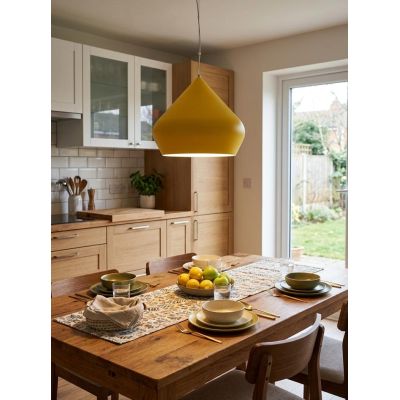 THOLOS SOSPENSIONE SINGOLA IN METALLO DI 6 COLORI D52 CM MODERNA LAMPADINA ATTACCO E27