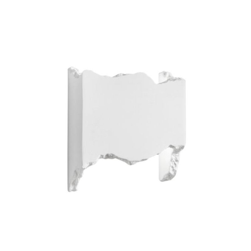 HEKLA  APPLIQUE IN GESSO VERNICIABILE LAMPADINA ATTACCO G9 DESIGN MODERNO