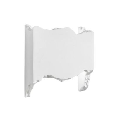 HEKLA  APPLIQUE IN GESSO VERNICIABILE LAMPADINA ATTACCO G9 DESIGN MODERNO