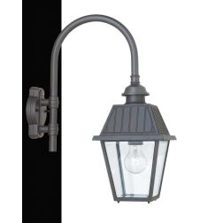 51214 LANTERNA DA PARETE PER ESTERNI IP23 ANTRACITE O NERA DIFFUSORE IN VETRO MADE IN ITALY Surya - Cristalensi Shop Online