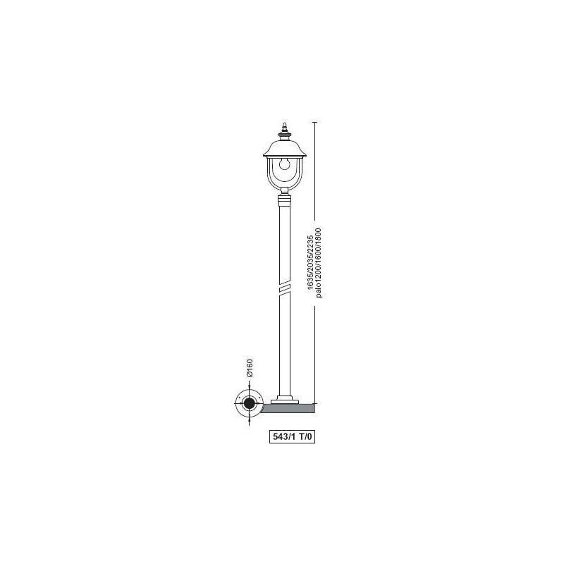 PALO ESTERNO H 163 Garden Luce - Cristalensi Shop Online