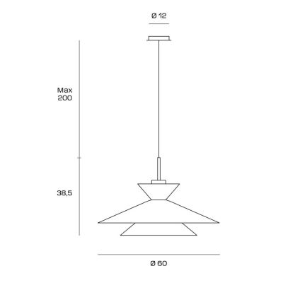 KIM LAMPADARIO A SOSPENSIONE D60 CM IN METALLO AZZURRO CIELO MODERNO LAMPADINA ATTACCO E27