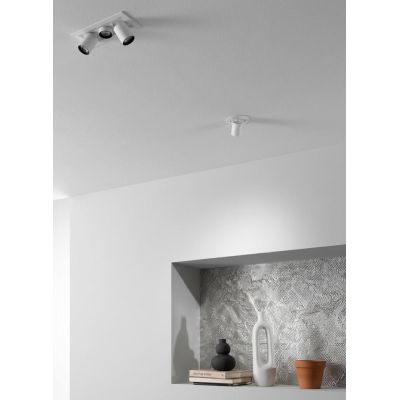 FARETTO ORIENTABILE A 1 O 3 LUCI CON LED 6W-16W INTEGRATO LUCE 3000K-4200K-6500K MODERNO IN 2 MISURE