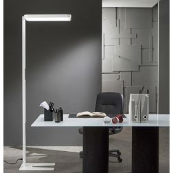STEWART PIANTANA DA UFFICIO LED 96W LUCE 5000K DIMMERABILE TOUCHSCREEN SENSORE MOVIMENTO BIEMISSIONE LUCE MODERNA