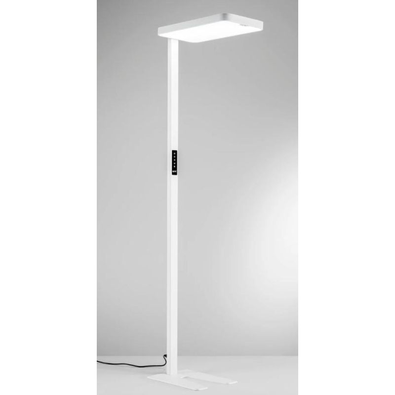 STEWART PIANTANA DA UFFICIO LED 96W LUCE 5000K DIMMERABILE TOUCHSCREEN SENSORE MOVIMENTO BIEMISSIONE LUCE MODERNA