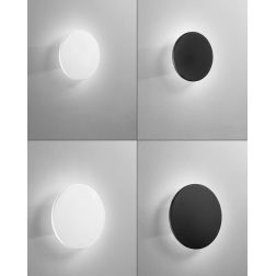 APPLIQUE ROTONDA DA ESTERNO 2 MISURE LED 12W-18W LUCE CCT 3000K-4000K IP65 ANTI CORROSIONE MODERNA