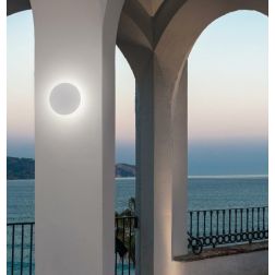 APPLIQUE ROTONDA DA ESTERNO 2 MISURE LED 12W-18W LUCE CCT 3000K-4000K IP65 ANTI CORROSIONE MODERNA 2