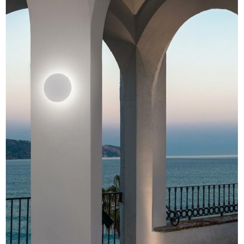 APPLIQUE ROTONDA DA ESTERNO 2 MISURE LED 12W-18W LUCE CCT 3000K-4000K IP65 ANTI CORROSIONE MODERNA
