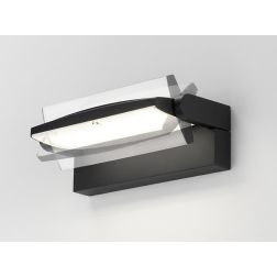 FLOYD APPLIQUE DA ESTERNO ORIENTABILE LED 25W LUCE CCT 3000K-4000K IP65 ALLUMINIO BIANCO E ANTRACITE