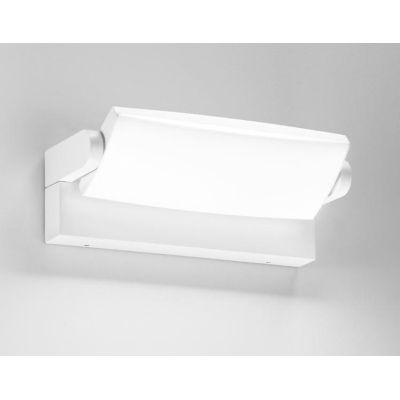 FLOYD APPLIQUE DA ESTERNO ORIENTABILE LED 25W LUCE CCT 3000K-4000K IP65 ALLUMINIO BIANCO E ANTRACITE