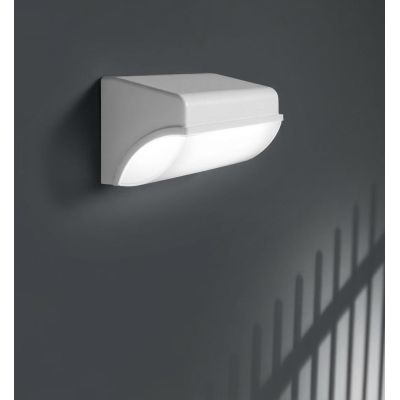 APPLIQUE DA ESTERNO IN POLICARBONATO BIANCO E ANTRACITE LED 30W LUCE 3000K-4000K IP65  DESIGN MODERNO
