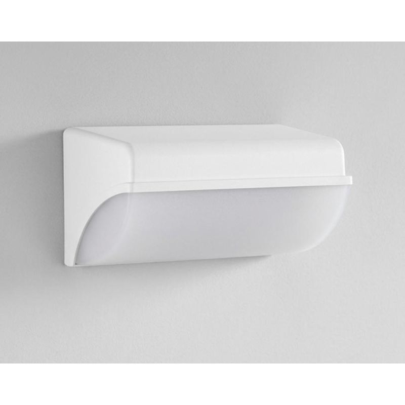 APPLIQUE DA ESTERNO IN POLICARBONATO BIANCO E ANTRACITE LED 30W LUCE 3000K-4000K IP65  DESIGN MODERNO