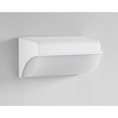 APPLIQUE DA ESTERNO IN POLICARBONATO BIANCO E ANTRACITE LED 30W LUCE 3000K-4000K IP65  DESIGN MODERNO