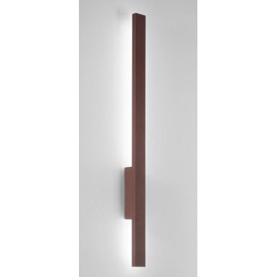 HERCULES APPLIQUE DA ESTERNO LUCE INDIRETTA LED 23W LUCE CCT 3000K-4000K IP65 ALLUMINIO CORTEN