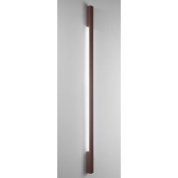 APPLIQUE LINEARE DA ESTERNO LUCE INDIRETTA LED 47W LUCE CCT 3000K-4000K IP65 ALLUMINIO CORTEN MODERNA 2