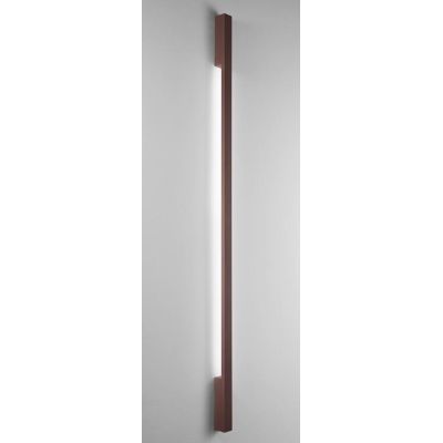 APPLIQUE LINEARE DA ESTERNO LUCE INDIRETTA LED 47W LUCE CCT 3000K-4000K IP65 ALLUMINIO CORTEN MODERNA