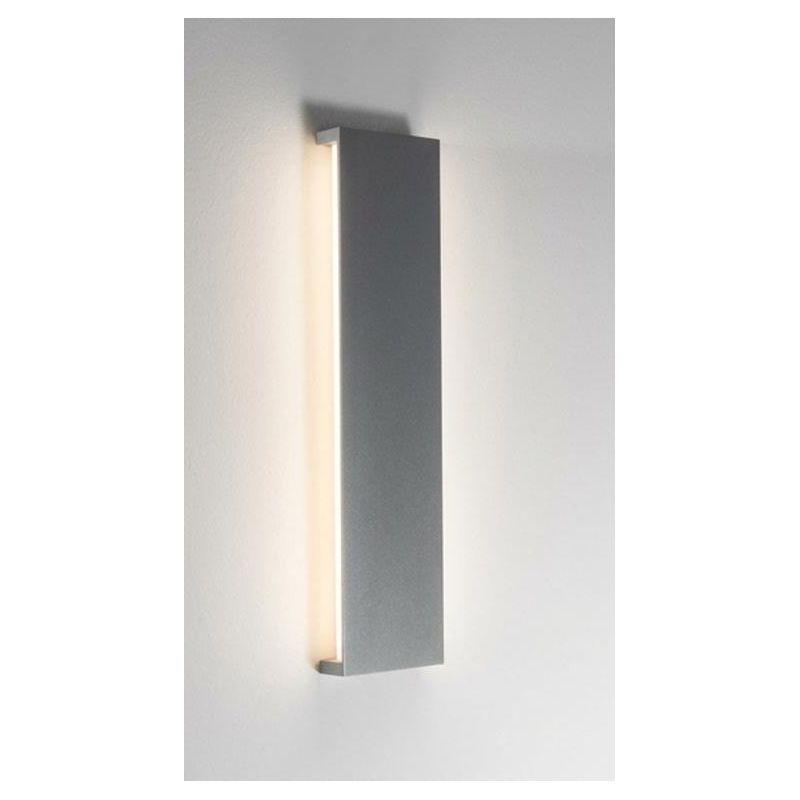 APPLIQUE DA ESTERNO LUCE LATERALE LED LUCE 4000K IP65 ALLUMINIO ANTRACITE 2 MISURE MODERNA