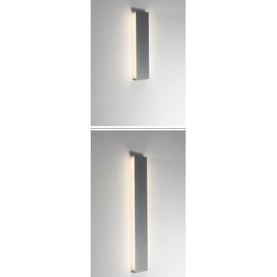 APPLIQUE DA ESTERNO LUCE LATERALE LED LUCE 4000K IP65 ALLUMINIO ANTRACITE 2 MISURE MODERNA
