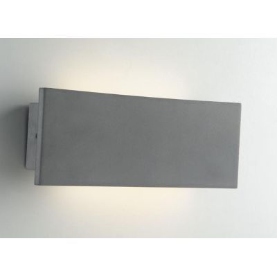 PARKER APPLIQUE DA ESTERNO IN CEMENTO GRIGIO 2 MISURE LED LUCE CCT 3000K-4000K IP65 DESIGN MODERNO