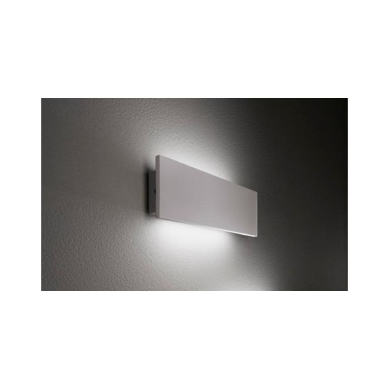 PARKER APPLIQUE DA ESTERNO IN CEMENTO GRIGIO 2 MISURE LED LUCE CCT 3000K-4000K IP65 DESIGN MODERNO