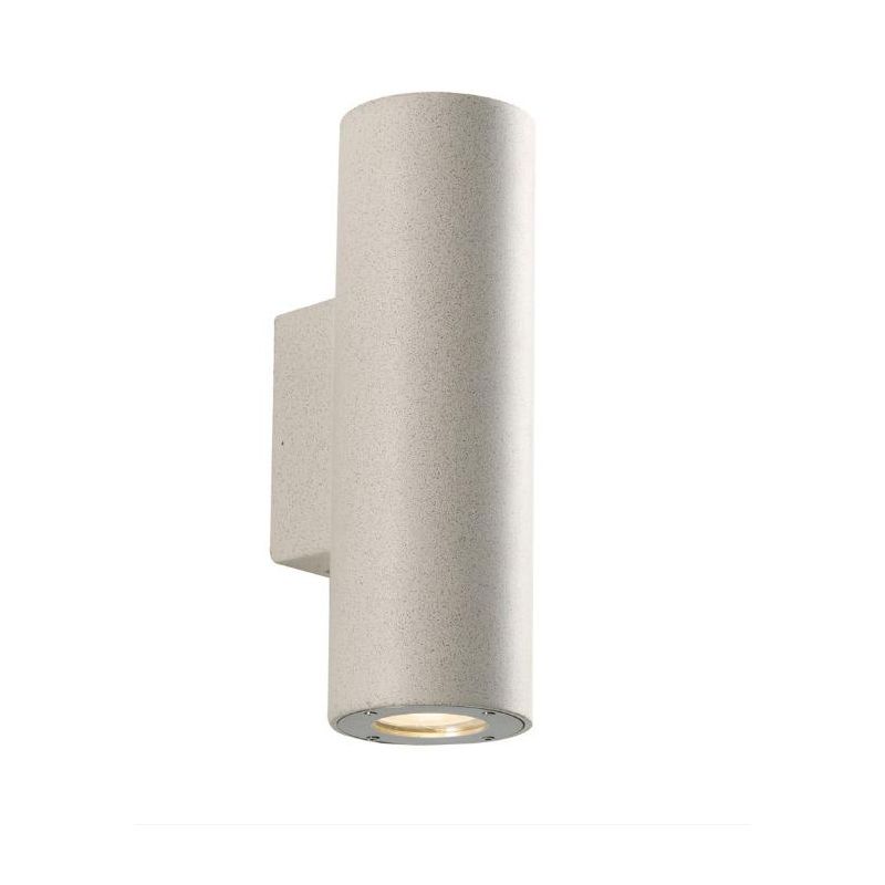 PORTLAND APPLIQUE CILINDRO DA ESTERNO IN CEMENTO IP65 BIEMISSIONE LAMPADINE ATTACCO GU10 MODERNA