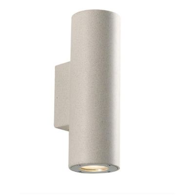 PORTLAND APPLIQUE CILINDRO DA ESTERNO IN CEMENTO IP65 BIEMISSIONE LAMPADINE ATTACCO GU10 MODERNA