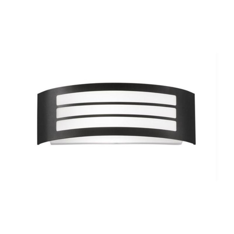 APPLIQUE DA ESTERNO CON GRIGLIA IP44 BIANCO,NERO E NICHEL LAMPADINA ATTACCO E27 DESIGN MODERNO
