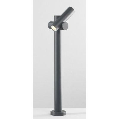 LAMPIONCINO DA GIARDINO CON LUCE ORIENTABILE LED 5,3W LUCE 4000K IP44 ANTRACITE DESIGN MODERNO