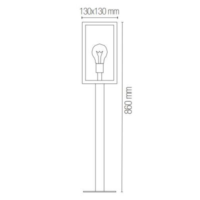LAMPIONE DA GIARDINO 2 MISURE IP44 IN METALLO ANTRACITE O BIANCO DIFFUSORI IN VETRO LAMPADINA ATTACCO E27