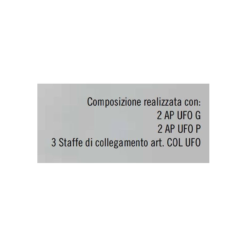UFO PLAFONIERA COMPOSTA CON 14 LUCI IN METALLO BIANCO O SABBIA CON LAMPADINE GX53 LED Illuminando - Cristalensi Shop Online
