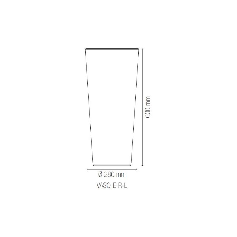VASO LUMINOSO ROTONDO PER ARREDO GIARDINO IN 2 MISURE IP65 COLORE BIANCO LAMPADINA ATTACCO E27 IP44 MODERNO