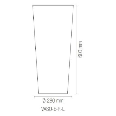 VASO LUMINOSO ROTONDO PER ARREDO GIARDINO IN 2 MISURE IP65 COLORE BIANCO LAMPADINA ATTACCO E27 IP44 MODERNO
