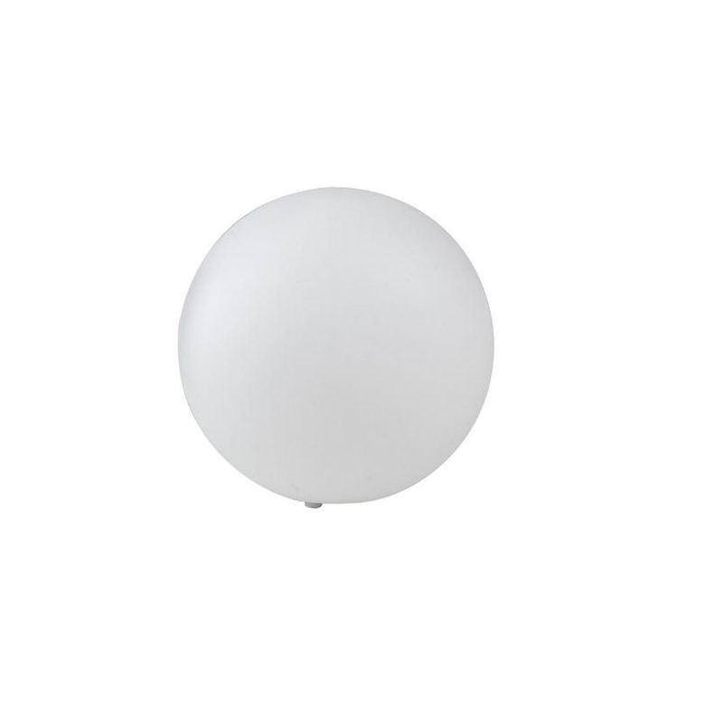 SFERA LUMINOSA BIANCA DA GIARDINO IN 3 MISURE IP65 LAMPADINA ATTACCO E27 DESIGN MODERNO