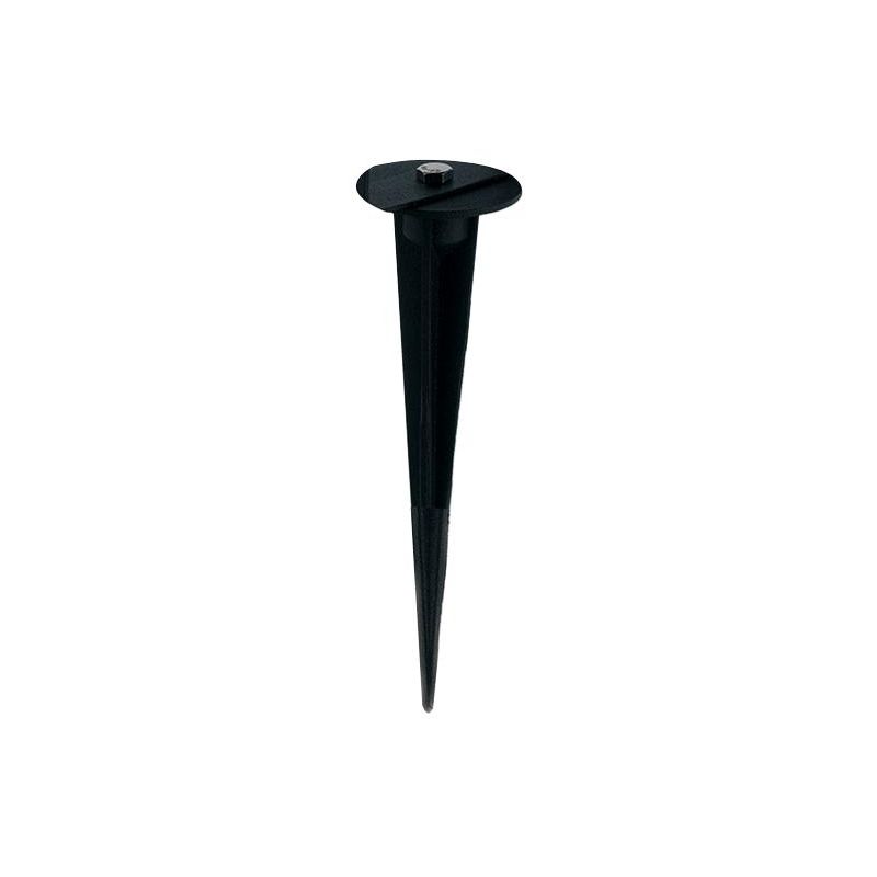 PICCHETTO IN ALLUMINIO NERO PER LAMPADE DA GIARDINO FAN EUROPE