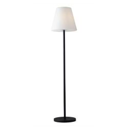 PIANTANA DA ESTERNO H 150 CM IP65 METALLO ANTRACITE CON PARALUME BIANCO LAMPADINA ATTACCO E27 2