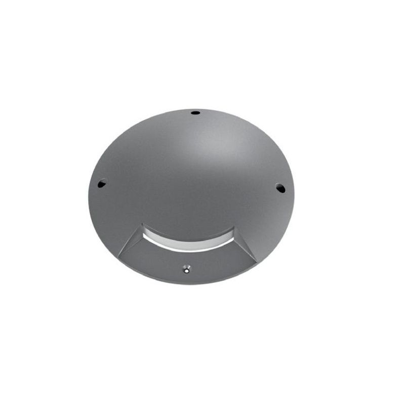 GROUND FARETTO 1 LUCE CARRABILE DA INCASSO ROTONDO IP65 IN ALLUMINIO ANTRACITE LED 6W LUCE CCT 3000K-4000K
