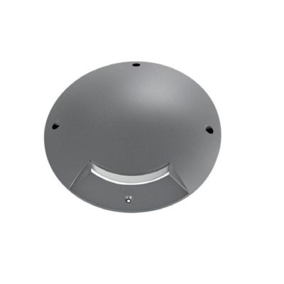 GROUND FARETTO 1 LUCE CARRABILE DA INCASSO ROTONDO IP65 IN ALLUMINIO ANTRACITE LED 6W LUCE CCT 3000K-4000K