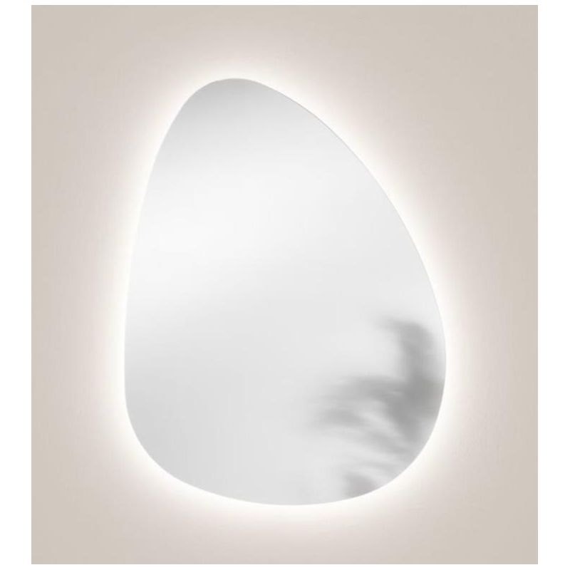 SPECCHIO A GOCCIA CON LED INTEGRATO DA 16,5W LUCE CCT 3000K-4000K IP44 DESIGN MODERNO