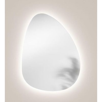 SPECCHIO A GOCCIA CON LED INTEGRATO DA 16,5W LUCE CCT 3000K-4000K IP44 DESIGN MODERNO