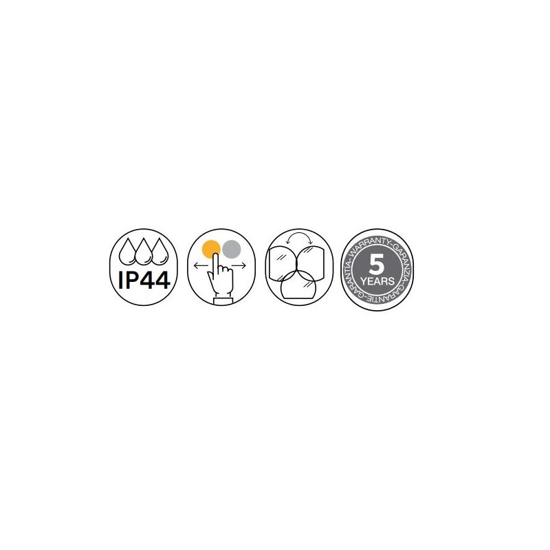 LAMPADA SPECCHIO ORIGINALE IN 2 MISURE LED INTEGRATO LUCE CCT 3000K-4000K IP44 DESIGN MODERNO