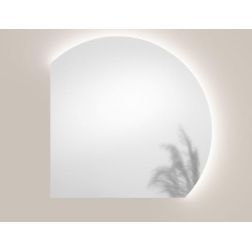 LAMPADA SPECCHIO TONDO CON 2 TAGLI LED INTEGRATO LUCE CCT 3000K-4000K IP44 IN 2 MISURE DESIGN MODERNO 2