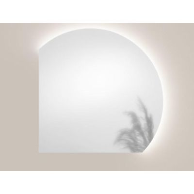 LAMPADA SPECCHIO TONDO CON 2 TAGLI LED INTEGRATO LUCE CCT 3000K-4000K IP44 IN 2 MISURE DESIGN MODERNO