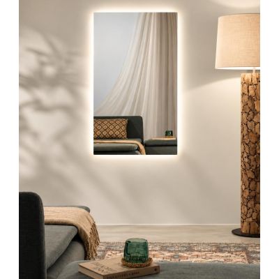 LAMPADA SPECCHIO 4 MISURE RETTANGOLARE A LED LUCE DIMMERABILE TOUCH IP44 CCT 3000K-4000K-6500K