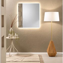 LAMPADA SPECCHIO 4 MISURE RETTANGOLARE A LED LUCE DIMMERABILE TOUCH IP44 CCT 3000K-4000K-6500K